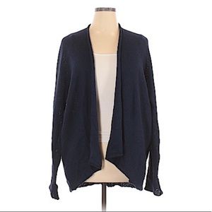 Lightweight navy cardigan sweater